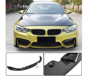 Накладка на передній бампер Lip V1 (для F80, Карбон) для BMW 3 серія F30/F31 2012-2019 рр