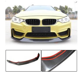 Накладка на передній бампер Lip V7 (для F80, Карбон) для BMW 3 серія F30/F31 2012-2019 рр