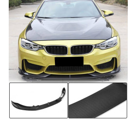 Накладка на передній бампер Lip V3 (для F82/F83, Карбон) для BMW 4 серія F32/F33/F36 2012-2020 рр