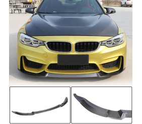Накладка на передній бампер Lip V8 (для F82/F83, Карбон) для BMW 4 серія F32/F33/F36 2012-2020 рр