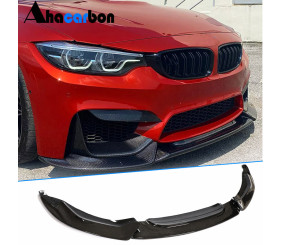 Накладка на передній бампер Lip V10 (для F82/F83, Карбон) для BMW 4 серія F32/F33/F36 2012-2020 рр