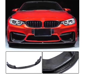 Накладка на передній бампер Lip V13 (для F80, Карбон) для BMW 3 серія F30/F31 2012-2019 рр