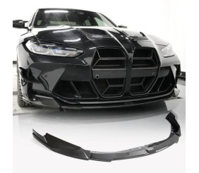 Накладка на передній бампер Lip V1 (для G82/G83, Карбон) для BMW 4 серія G22/23/26 2020- рр