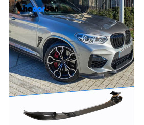 Накладка на передній бампер Lip V2 (для F97 2018-2021, Карбон) для BMW X3 G01 2018- рр