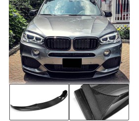 Накладка на передній бампер Lip (для M-Sport, Карбон) для BMW X5 F15 2013-2018 рр
