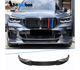 Накладка на передній бампер FRP V5 (2019-2022 M-Sport) для BMW X5 G05 2019- рр