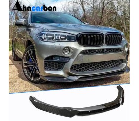 Накладка на передній бампер Lip V1 (для F85, Карбон) для BMW X5 F15 2013-2018 рр