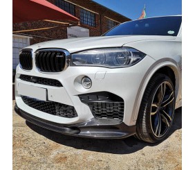 Накладка на передній бампер Lip V2 (для F85, Карбон) для BMW X5 F15 2013-2018 рр