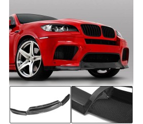 Накладка на передній бампер Lip V1 (для X6M, Карбон) для BMW X6 E71 2008-2014 рр