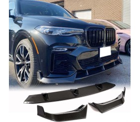 Накладка на передній бампер (для M-Sport 2019-2022, Карбон) для BMW X7 G07 2019- рр
