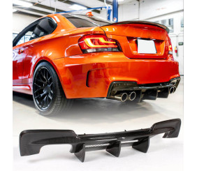 Дифузор заднього бампера (для 1M E82, Карбон) для BMW 1 серія E81/E82/E87/E88 2004-2011 рр