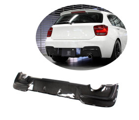 Дифузор заднього бампера (для M135i 2011-2015, Карбон) для BMW 1 серія F20/F21 рр