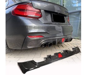 Дифузор заднього бампера V2 (для F22/F23 M-Sport, Карбон) для BMW 2 серія F22/F23 2014-2021 рр