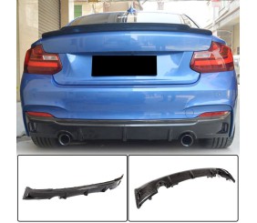 Дифузор заднього бампера V3 (для F22/F23 M-Sport, Карбон) для BMW 2 серія F22/F23 2014-2021 рр