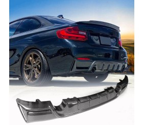 Дифузор заднього бампера V4 (для F22/F23 M-Sport, Карбон) для BMW 2 серія F22/F23 2014-2021 рр