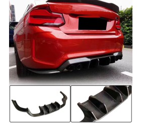 Дифузор заднього бампера V1 (для F87 M2/M2С, Карбон) для BMW 2 серія F22/F23 2014-2021 рр