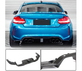 Дифузор заднього бампера V7 (для F87 M2/M2С, Карбон) для BMW 2 серія F22/F23 2014-2021 рр