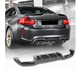 Дифузор заднього бампера V5 (для F87 M2/M2С, Карбон) для BMW 2 серія F22/F23 2014-2021 рр