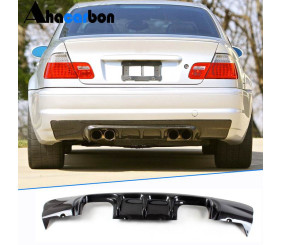 Дифузор заднього бампера V3 (для M3, Карбон) для BMW 3 серія E46 1998-2006 рр
