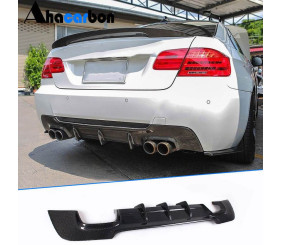 Дифузор заднього бампера V1 (для M-Sport, Карбон) для BMW 3 серія E92/E93 2006-2013 рр