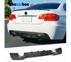 Дифузор заднього бампера V2 (для M-Sport, Карбон) для BMW 3 серія E92/E93 2006-2013 рр