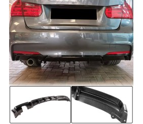 Дифузор заднього бампера V3 (для F30 M-Sport, Карбон) для BMW 3 серія F30/F31 2012-2019 рр