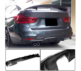 Дифузор заднього бампера V1 (для M-Sport, Карбон) для BMW 3 серія F34 2013-2020 рр