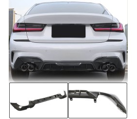 Дифузор заднього бампера V7 (для M-Sport 2018-2022, Карбон) для BMW 3 серія G20/G21 2018- рр