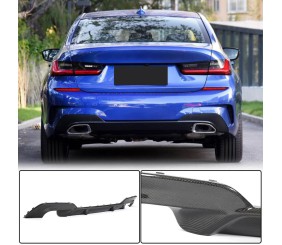 Дифузор заднього бампера V5 (для M-Sport 2018-2022, Карбон) для BMW 3 серія G20/G21 2018- рр