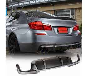 Дифузор заднього бампера V1 (для F10 M-Sport, Карбон) для BMW 5 серія F10/F11 2010-2016 рр