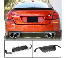 Дифузор заднього бампера V2 (для F10 M5, Карбон) для BMW 5 серія F10/F11 2010-2016 рр