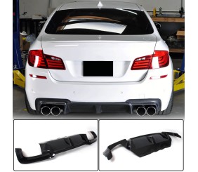 Дифузор заднього бампера V4 (для F10 M5, Карбон) для BMW 5 серія F10/F11 2010-2016 рр