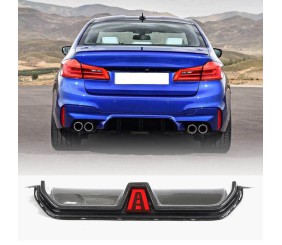 Дифузор заднього бампера V2 (для M5 F90 2017-2020, Карбон) для BMW 5 серія G30/G31 рр