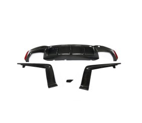 Дифузор заднього бампера V4 (для M-Sport 2017-2020, Карбон) для BMW 5 серія G30/G31 рр