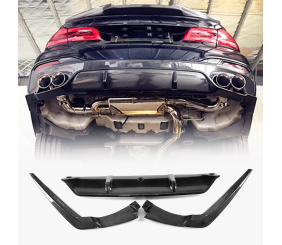 Дифузор заднього бампера V3 (для M-Sport 2017-2020, Карбон) для BMW 5 серія G30/G31 рр