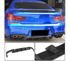 Дифузор заднього бампера V1 (для M-Sport/M6, Карбон) для BMW 6 серія F12/F13/F06 2011-2018 рр