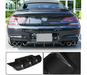 Дифузор заднього бампера V2 (для M6, Карбон) для BMW 6 серія F12/F13/F06 2011-2018 рр