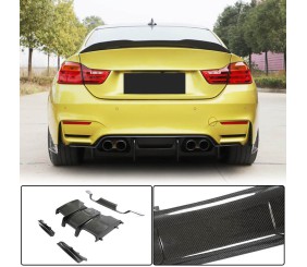 Дифузор заднього бампера V1 (для F80, Карбон) для BMW 3 серія F30/F31 2012-2019 рр