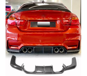 Дифузор заднього бампера V4 (для F80, Карбон) для BMW 3 серія F30/F31 2012-2019 рр