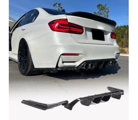 Дифузор заднього бампера V5 (для F80, Карбон) для BMW 3 серія F30/F31 2012-2019 рр