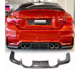 Дифузор заднього бампера V6 (для F82/F83, Карбон) для BMW 4 серія F32/F33/F36 2012-2020 рр