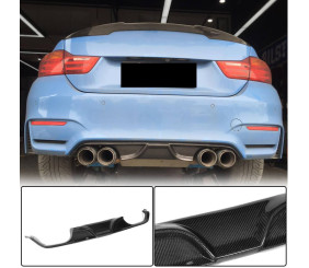 Дифузор заднього бампера V7 (для F82/F83, Карбон) для BMW 4 серія F32/F33/F36 2012-2020 рр