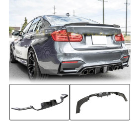 Дифузор заднього бампера V12 (для F82/F83, Карбон) для BMW 4 серія F32/F33/F36 2012-2020 рр