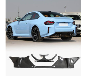 Дифузор заднього бампера V1 (для G87, Карбон) для BMW 2 серія G42 2021- рр