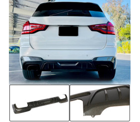 Дифузор заднього бампера (для оригінального M-Sport 2018-2021, Карбон) для BMW X3 G01 2018- рр