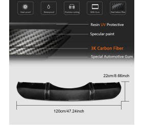 Дифузор заднього бампера V2 (для M-Sport, Карбон) для BMW X5 F15 2013-2018 рр