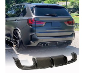 Дифузор заднього бампера V2 (для F85, Карбон) для BMW X5 F15 2013-2018 рр