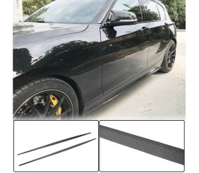 Накладки на пороги (для M-Sport 2015-2019, Карбон) для BMW 1 серія F20/F21 рр