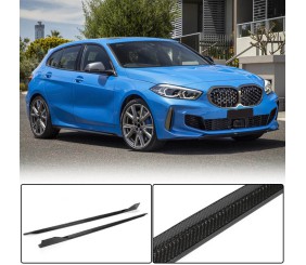 Накладки на пороги (для M-Sport, Карбон) для BMW 1 серія F40 2019-2024 рр