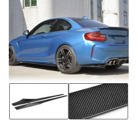 Накладки на пороги V1 (для F87, Карбон) для BMW 2 серія F22/F23 2014-2021 рр
